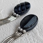 ミニスワッグ付き・ホリデージュエリー3点セット｜イヤーアクセ＆リング2点｜No.2