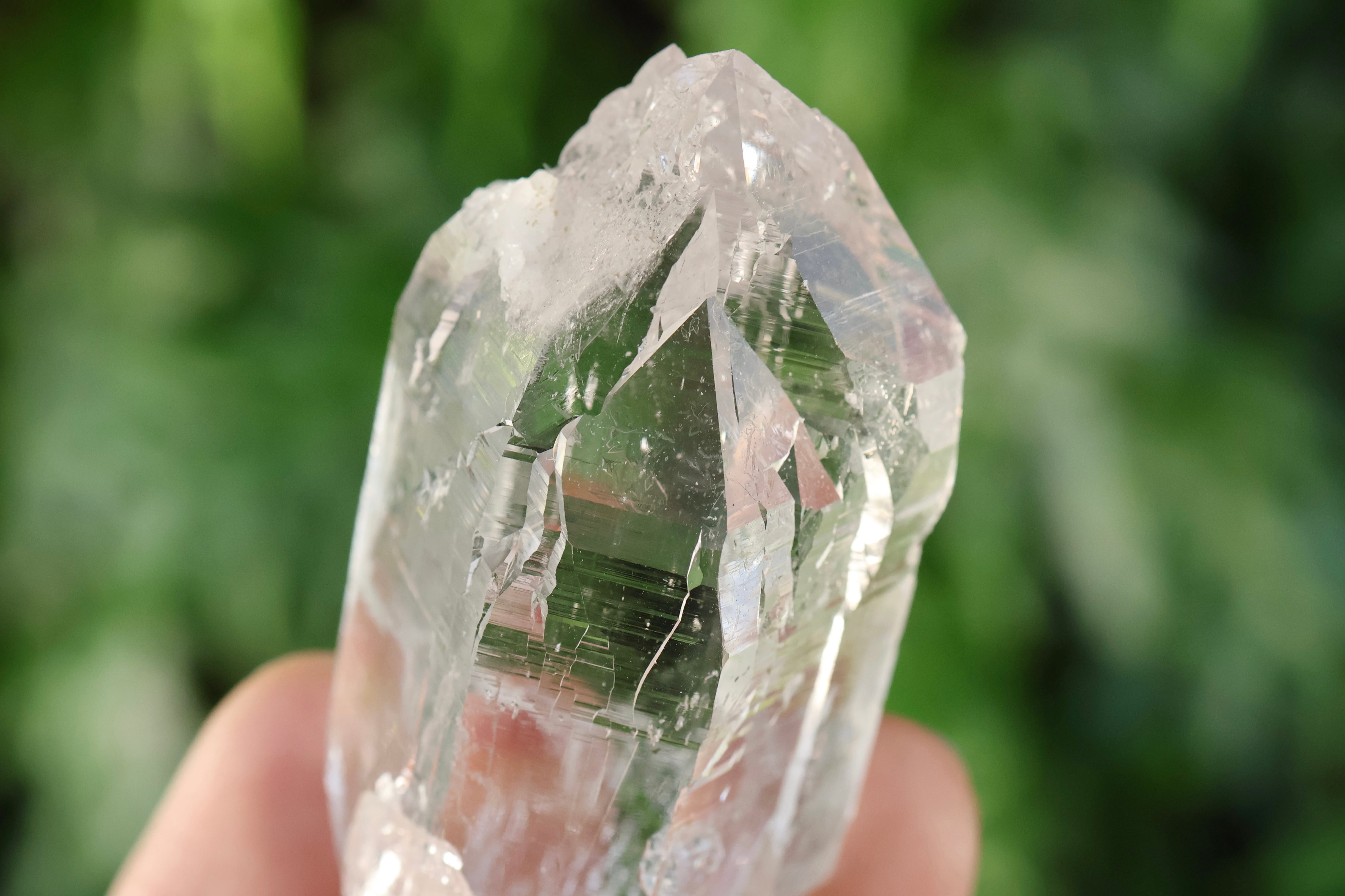 ガネーシュヒマール産水晶（最大幅約7.4cm、重量約151g） ガネーシュヒマール産水晶（最大幅約7.4cm、重量約151g）