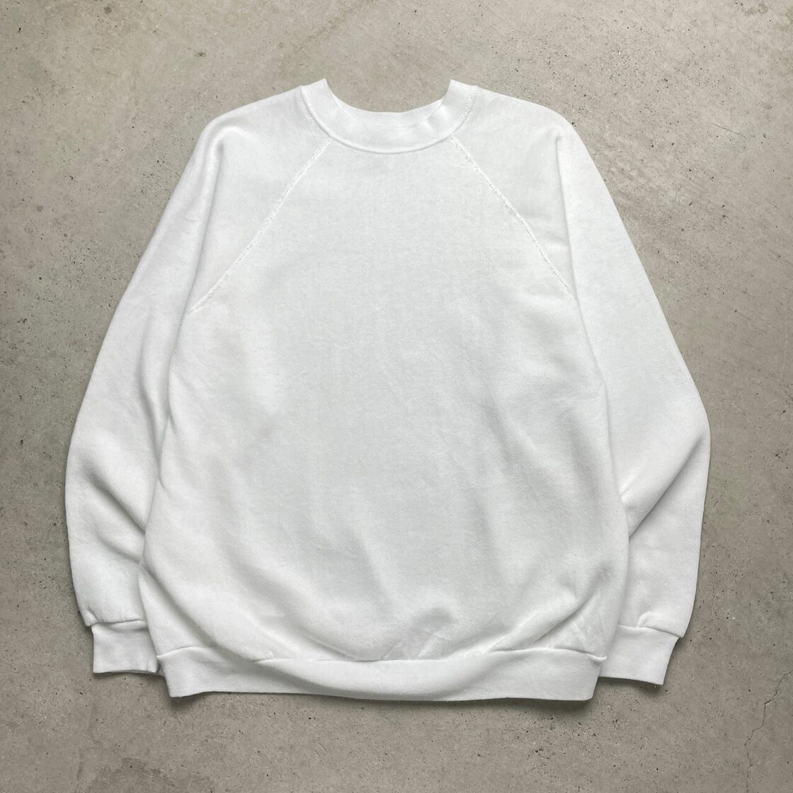 90年代 USA製 TULTEX ブランクスウェットシャツ 無地 ラグランスリーブ 