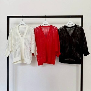 【Boutique Ordinary】Dolman Zip-up Half Cardigan