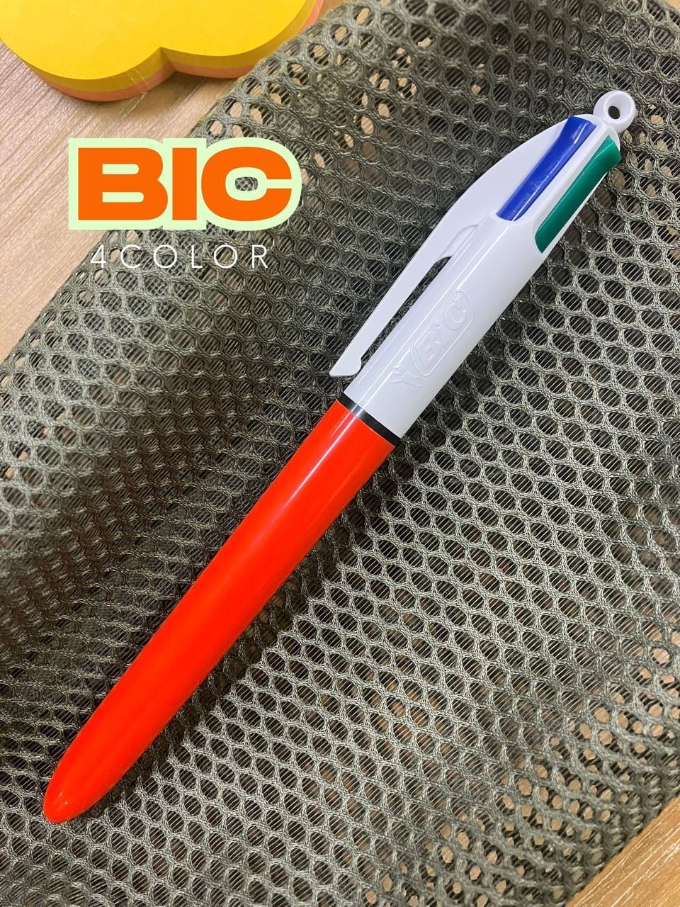 定番】BIC 4色ボールペン 0.7mm オレンジ【フランス生まれ】 | 文房具