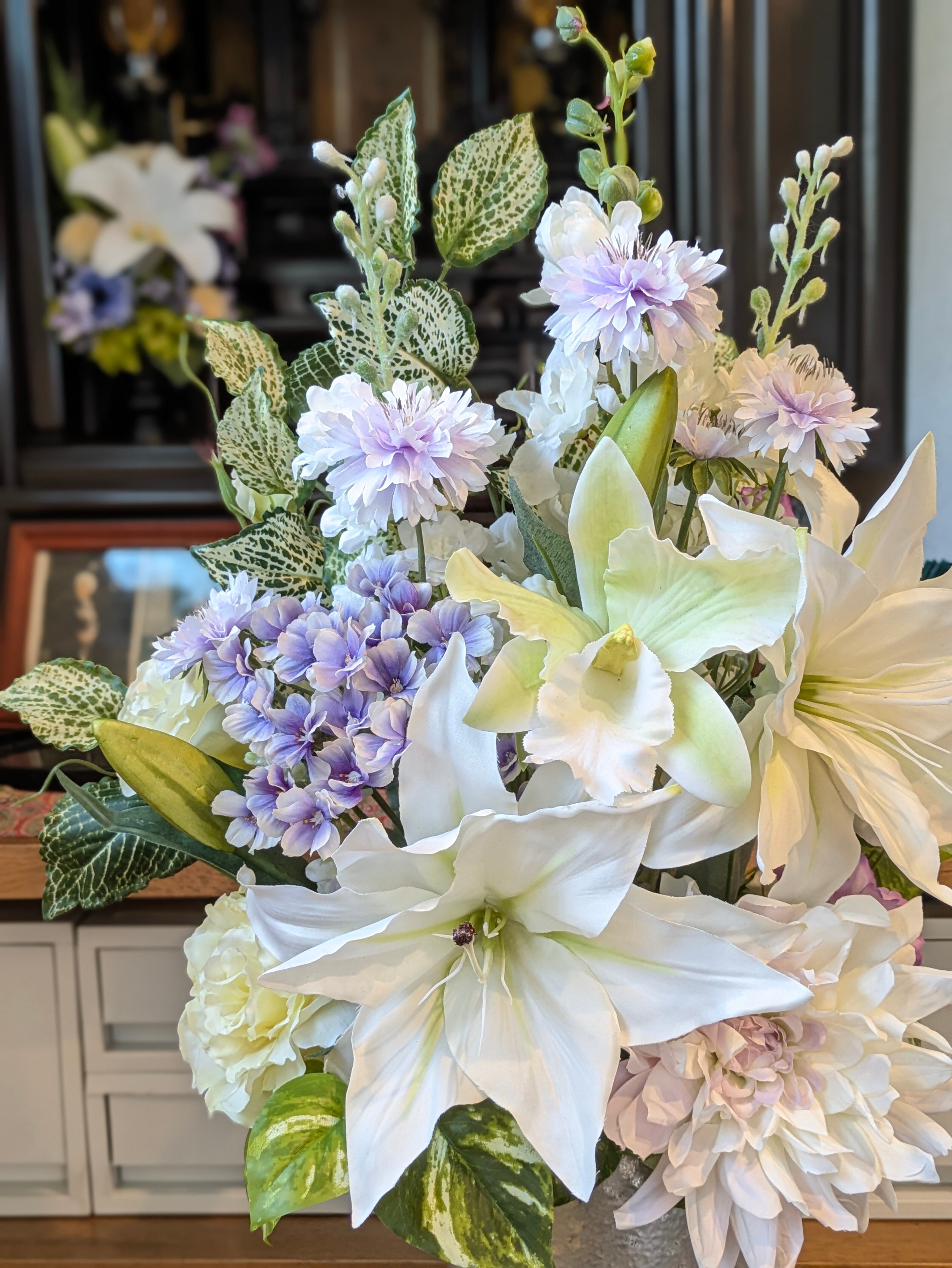 YSアウトレット 高級仏花 大きいサイズのお供え花 | 【結の綵花