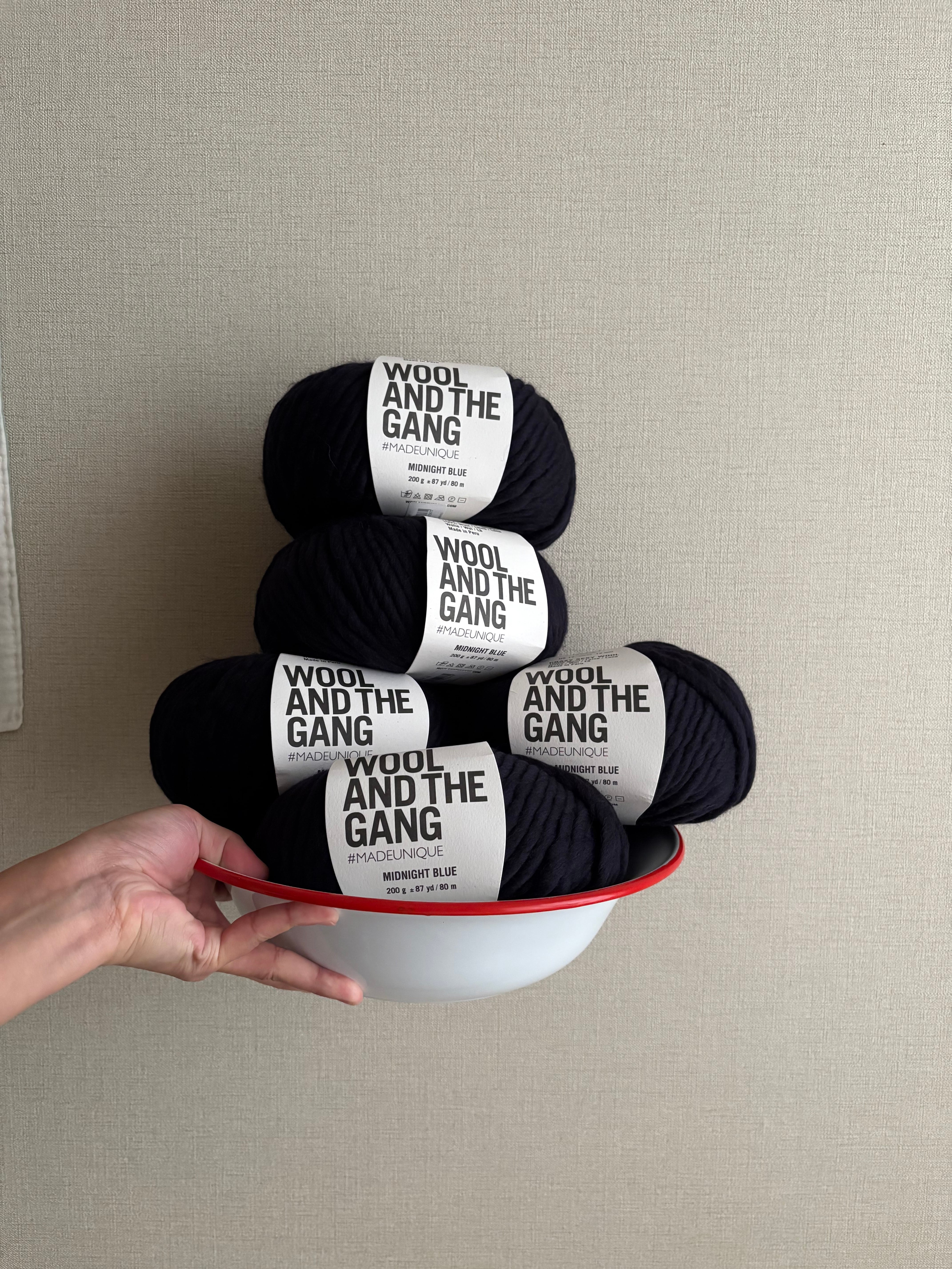 pattern]Wool and the gang で編むローゲージニット | Tororino