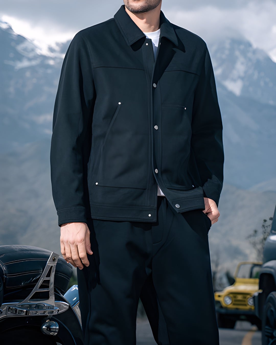 アメリカン レトロワークジャケット 4色 E0129