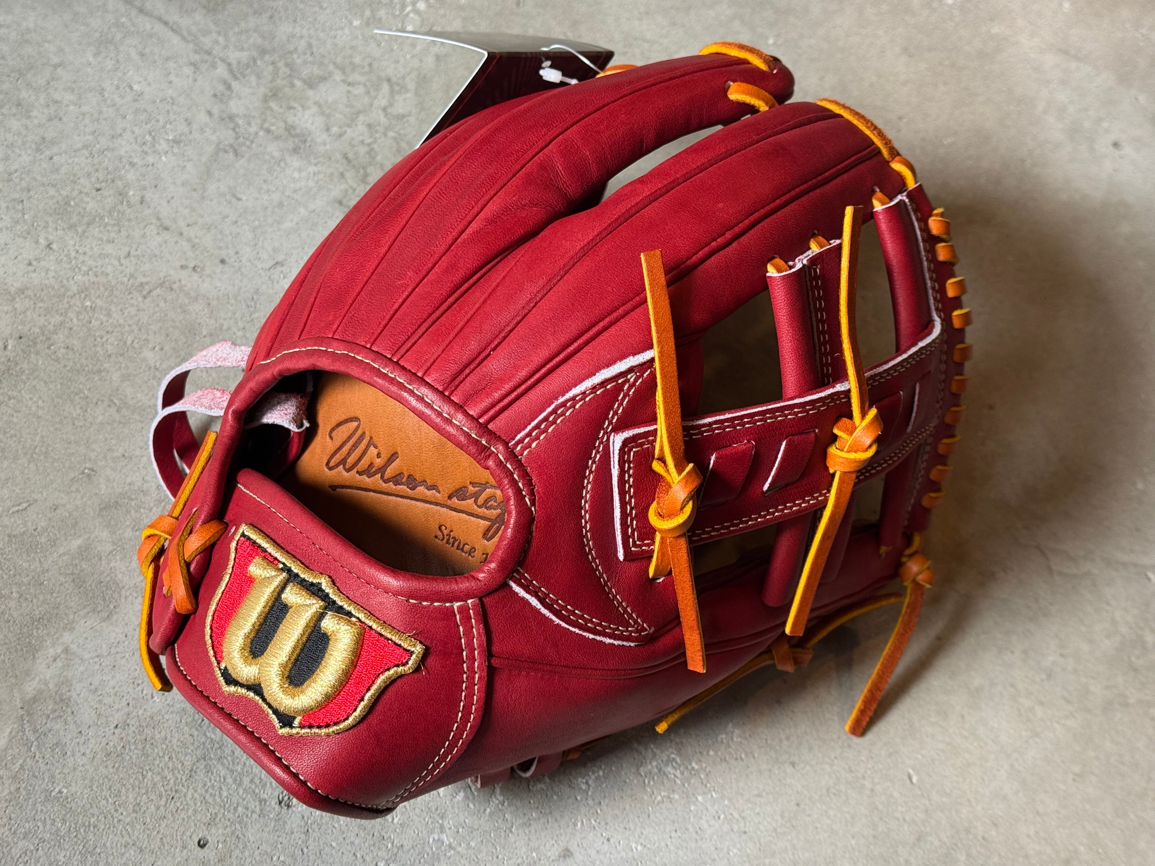 プレミアムキップレザー限定モデル【Wilson】硬式用グローブ D8型
