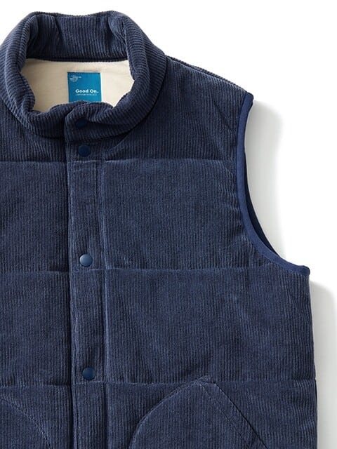 GOOD ON ニットコーディロイ ベストM Good On Official Online Store