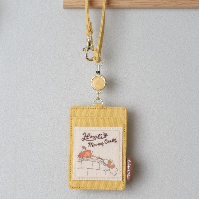 ハウルの動く城　帆布カラーリールパスケース　オイラ消えちゃうよ〜（3528）