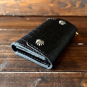 【カスタムオーダー Trucker Wallet-10 クロコ型押しレザー】