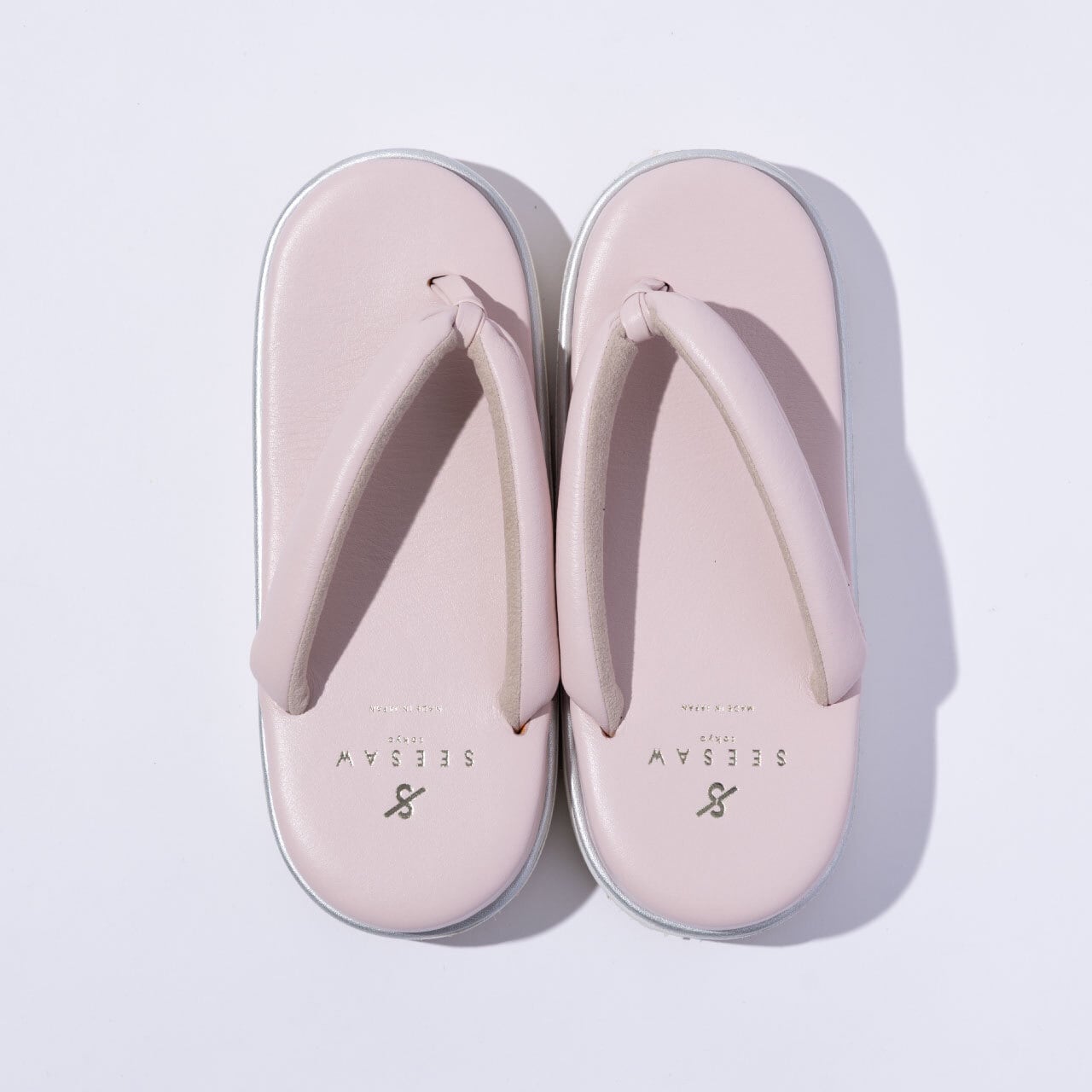 Leather zouri Sandals P.pink ZS26-001(zouri Lamour) | lift-shoes