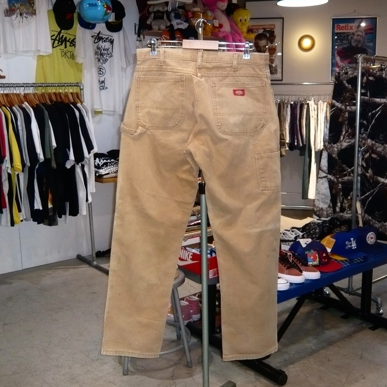 00s Dickies ペインターパンツ カーキ W34