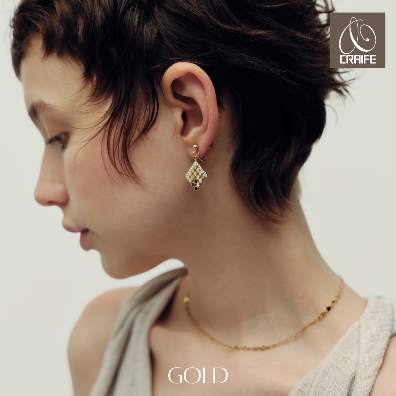Earring/Pierce -Gold-