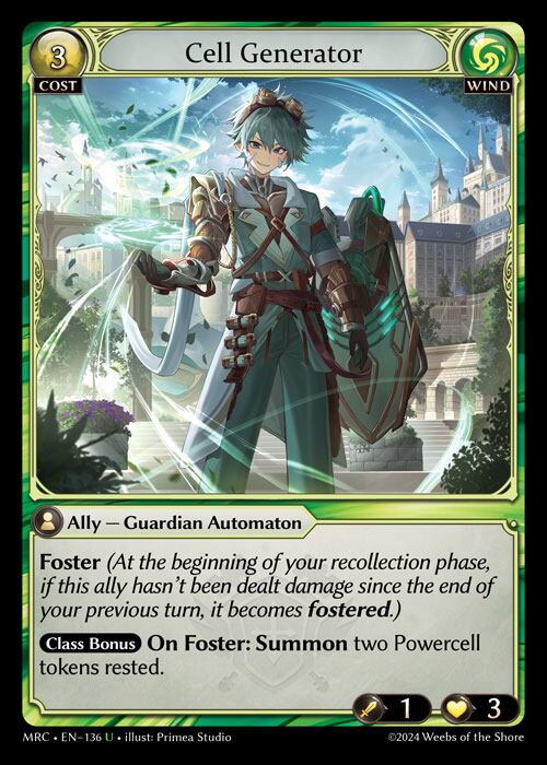 【MRC】:Cell Generator / MRC-136