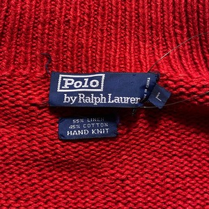 vintage POLO by RALPH LAUREN turtle neck hand knit sweater “polo bear”