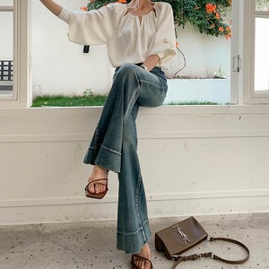 Loose shirts casual versatile tops【H00131】