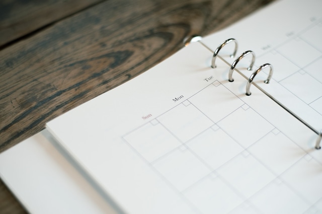 kome-kami リフィルページ A5 スケジュール 単ページ