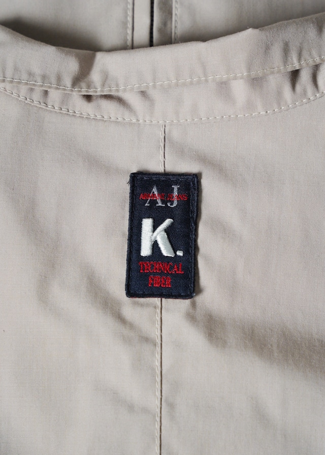 90's ARMANI JEANS nylon zip jacket