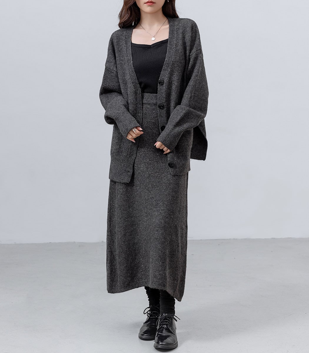 宅配便】タイトスカート ニットセットアップ／tops2150 | DAY CLOSET