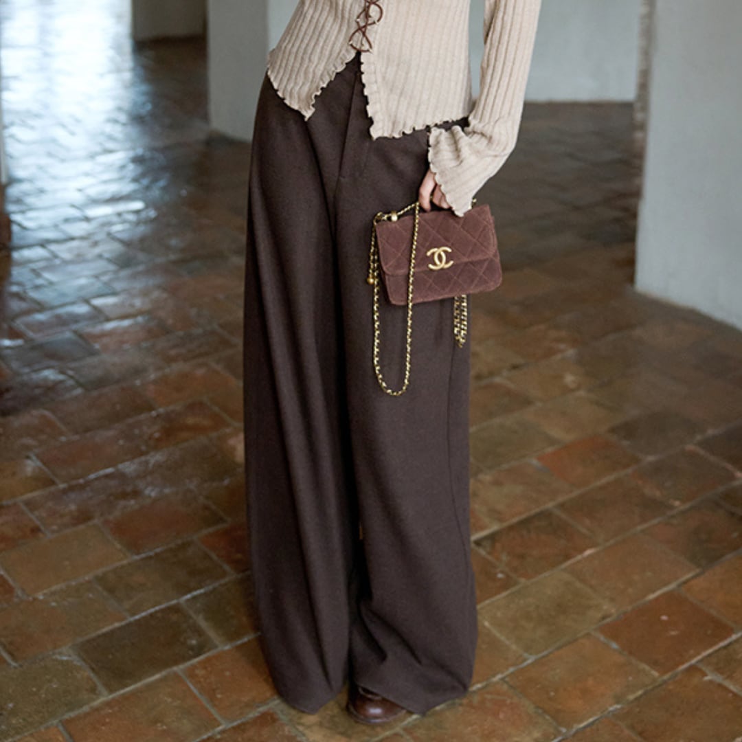 center press wide pants