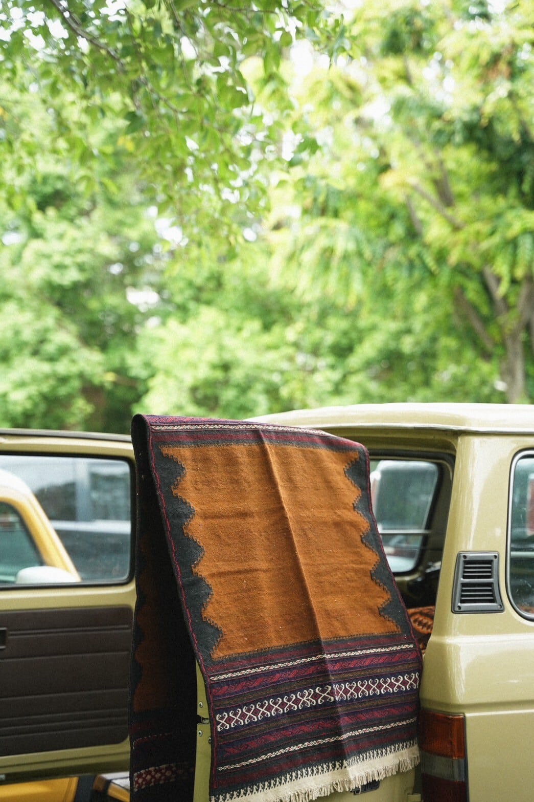 1374-Vintage Baluch sofreh killim