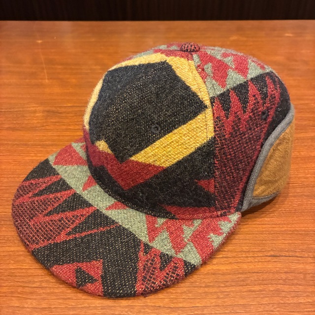 RRL NATIVE BLANNKET EAR FLAP CAP