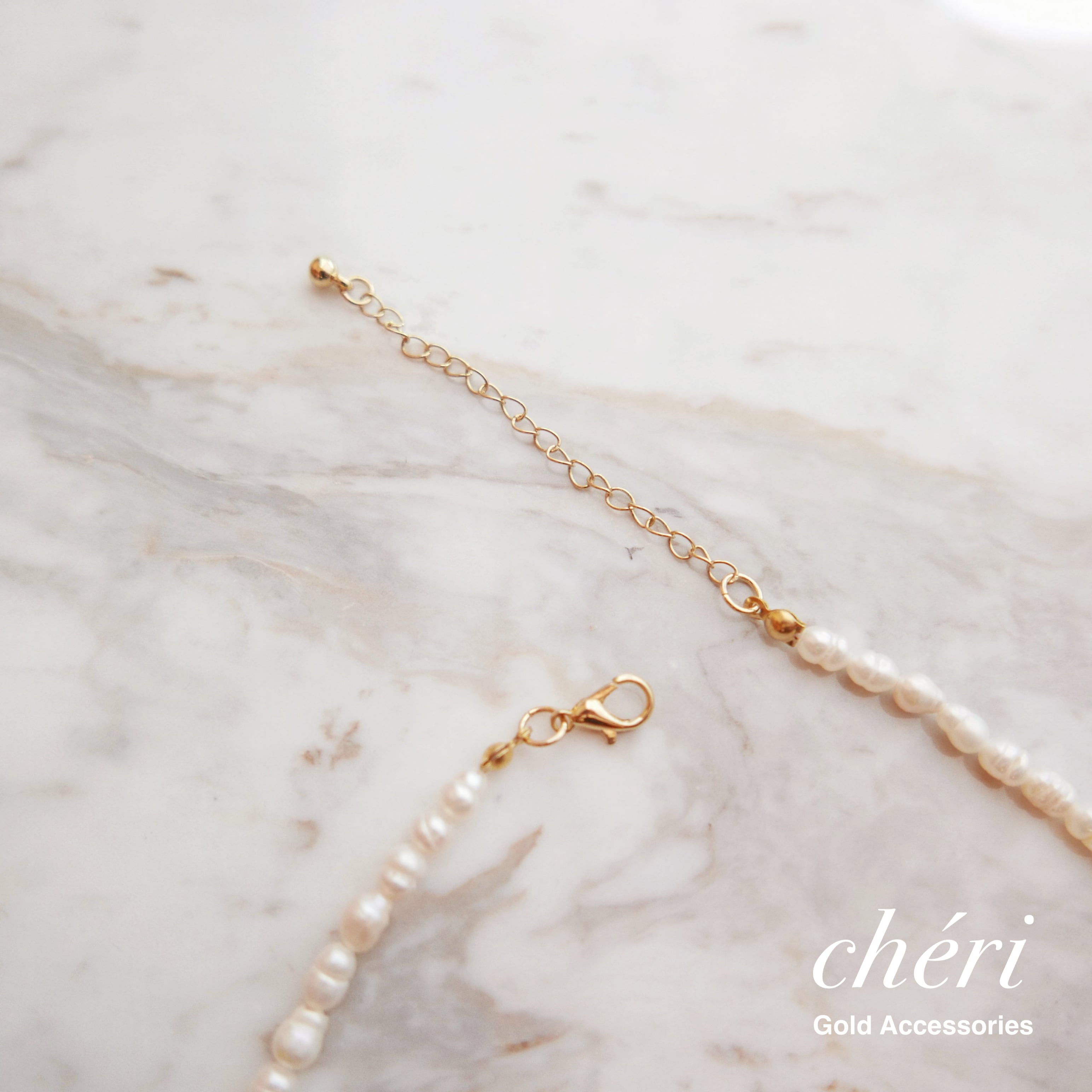淡水パールネックレス | cheri | ゴールドアクセサリー（ピアスと
