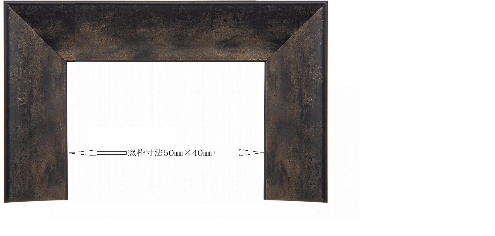 アンティーク調の額縁がおしゃれな9855白ミニキャンバス100mm×100mm厚
