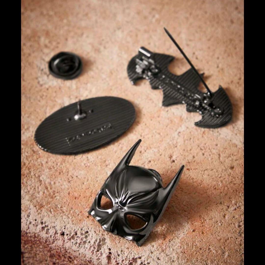 ♧送料無料！ ★ピンズ PINS★ピンバッジ 【 BATMAN ( バットマン ) 】ピンズ3個SET 〚アメリカン雑貨 アメトイ〛
