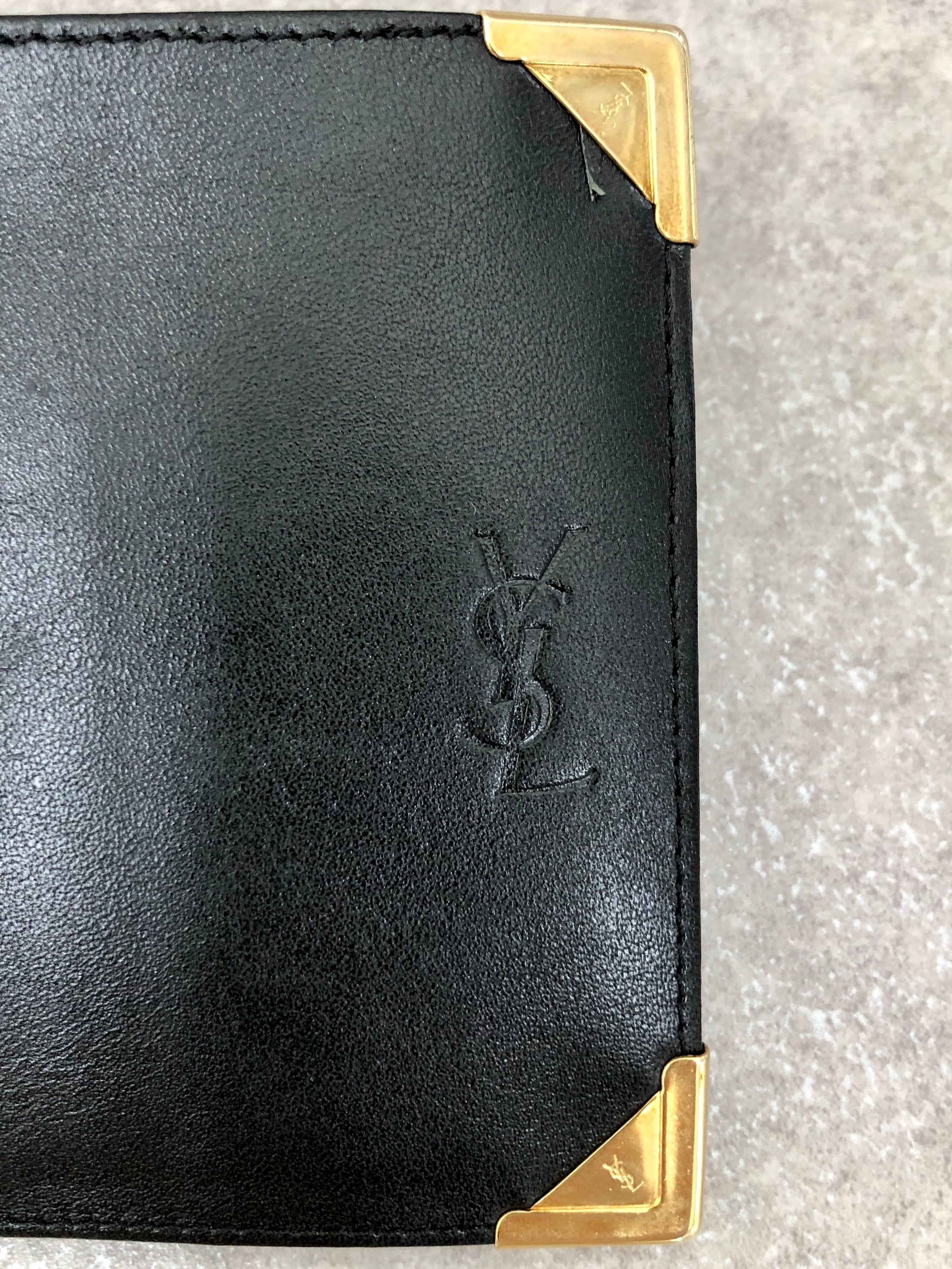 Yves Saint Laurent イヴ・サンローラン 財布 ブラック YSL Yves Saint Laurent イヴ・サンローラン 財布 ブラック YSL