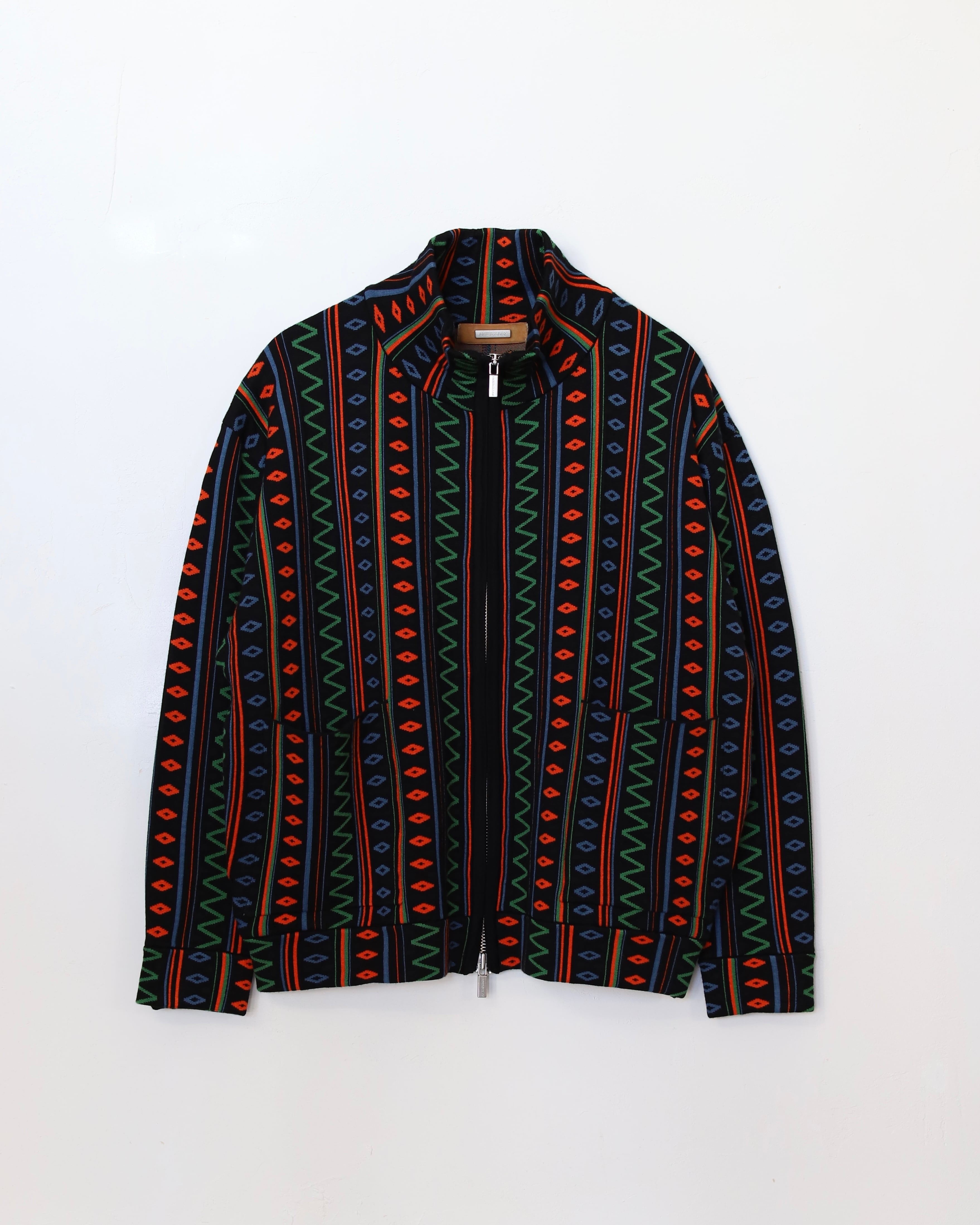Jacquard Knit Drivers Jacket / ジャガードニットドライバーズ 