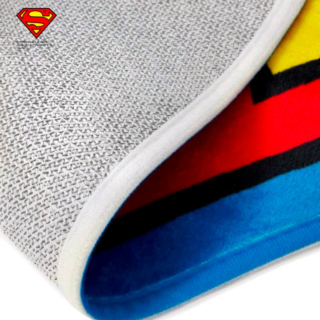 【 Superman（ スーパーマン ） 】American Small MAT ( 裏面滑り止め加工 ) / フロアマット / サラッサラマット / トイレ / バス / エントランス 〚アメリカン雑貨 アメトイ〛
