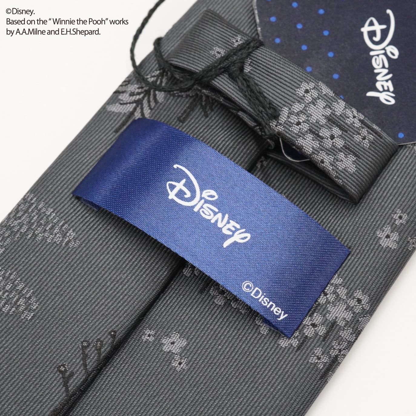✈ DISNEY ディズニー クマのプーさん シルエット 総柄 JGD ネクタイ