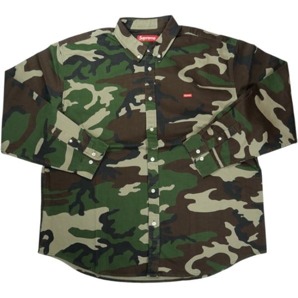 Supreme Small Box Denim Shirt Woodland