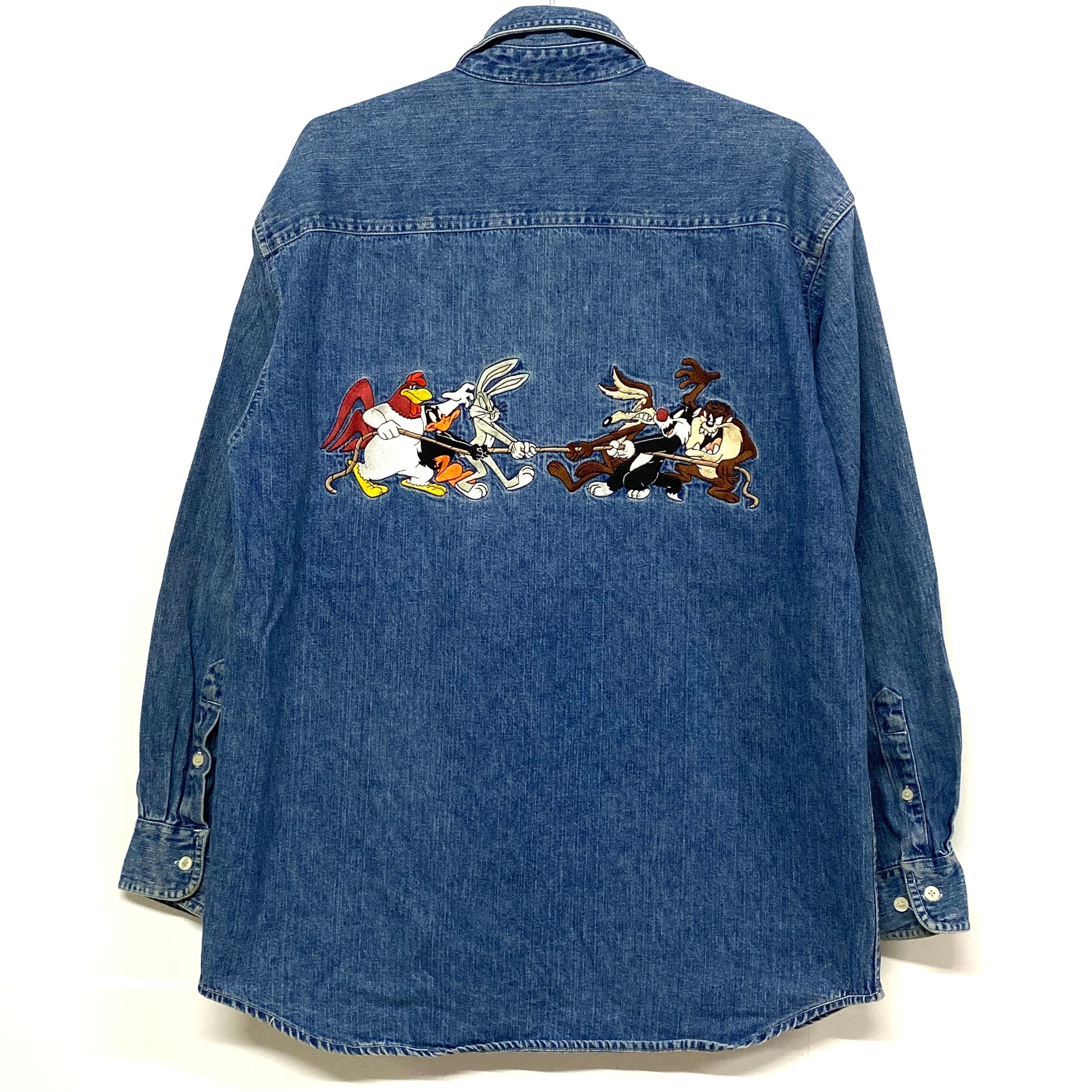 90s ディズニーストア デニムシャツ 長袖シャツ キャラクター クマのプーさん 刺繍ロゴ 胸ポケット 古着 古着屋 埼玉 ストリート オンライン 通販 古着屋buyer S Vintage Store ヴィンテージ ディズニーストア Disney Store 刺繍 デニムシャツ Cmpramosmejia Com Ar