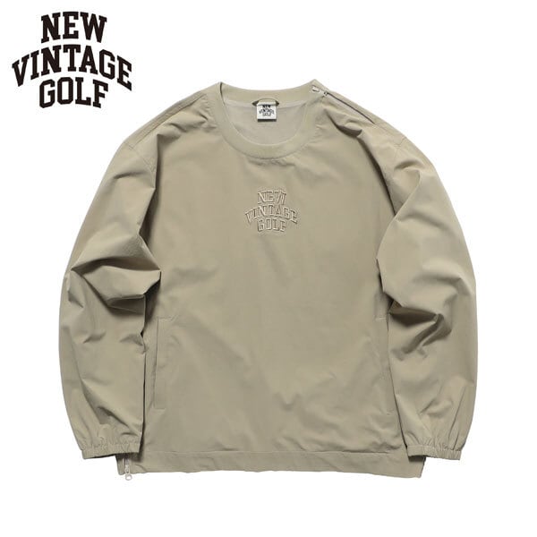 NEW VINTAGE GOLF ニュービンテージゴルフ プラクティス プルオーバージャケット NVG Practice Pullover Jacket(KHAKI) NVG-0406