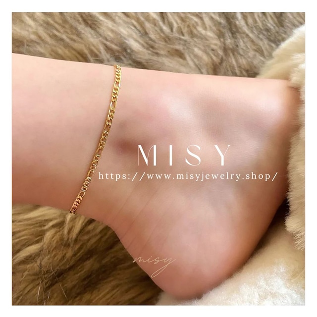 316L Figaro Anklet