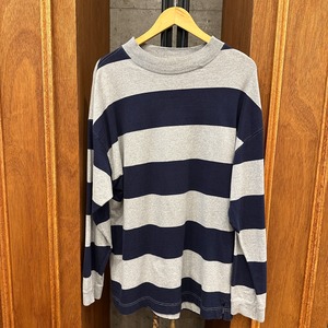 1990s GAP WIDE BORDER L/S T-SHIRT⓼