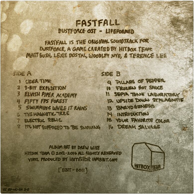 FASTFALL: DUSTFORCE VINYL SOUNDTRACK  / iam8bit