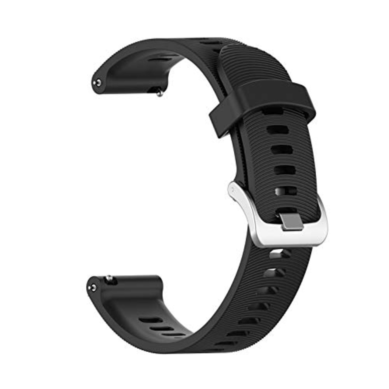 for GARMIN(ガーミン) ForeAthlete 245 245 Music バンド 交換バンド ベルト シリコン 互換品 リストバンド 交換ベルト 替えバンド アクセサリー (ブラック)