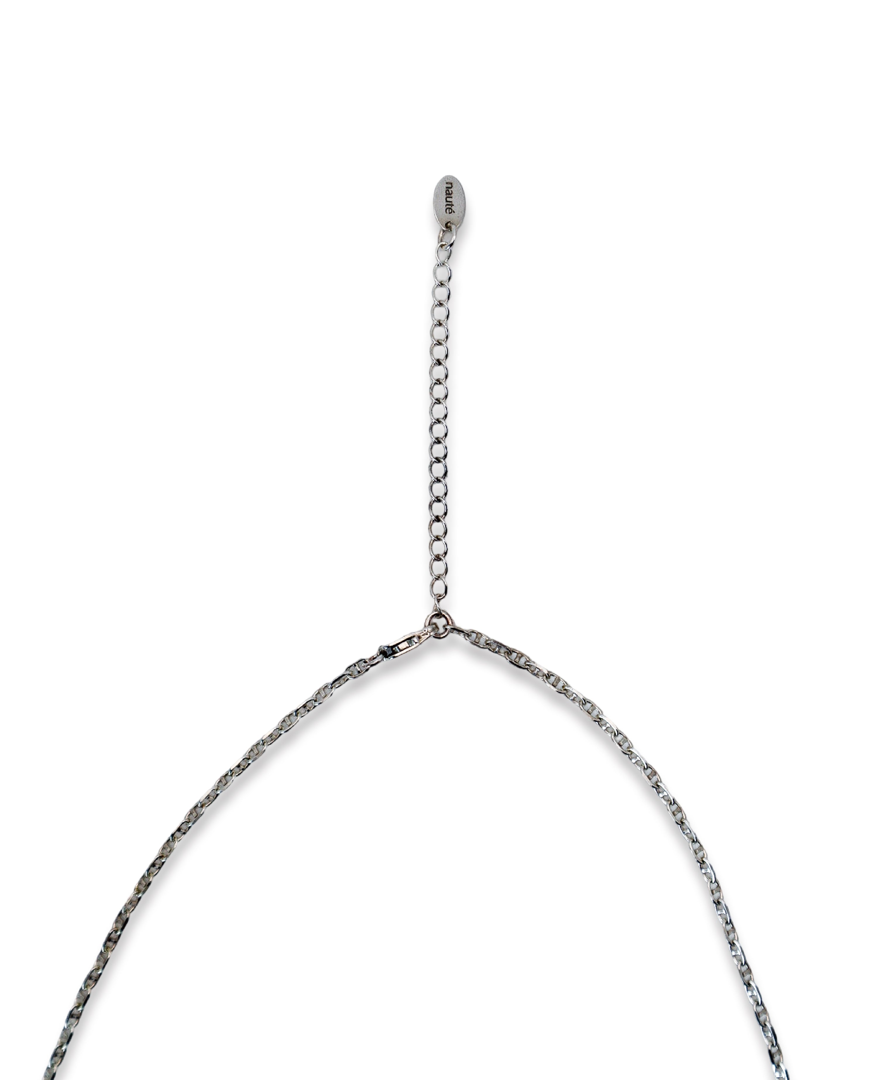 Silver925 Anchor Short Necklace “Aube Link” | naute