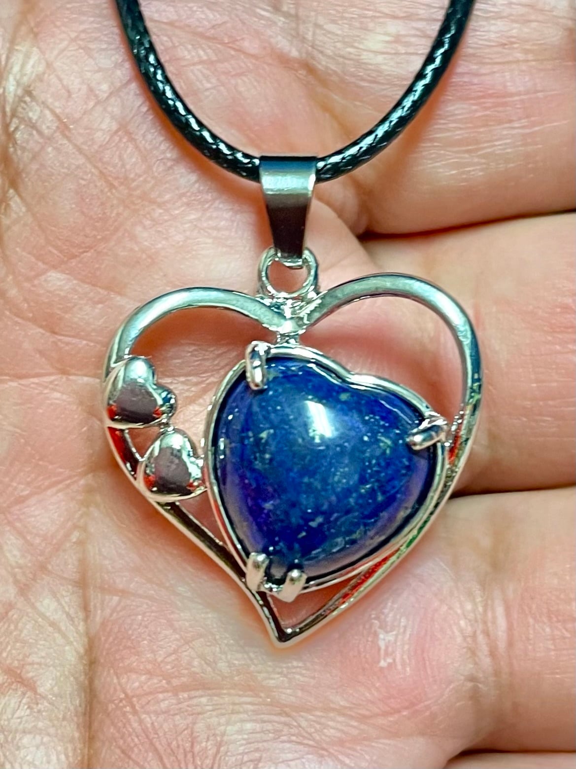 4) 「ラピスラズリ」ハートPT