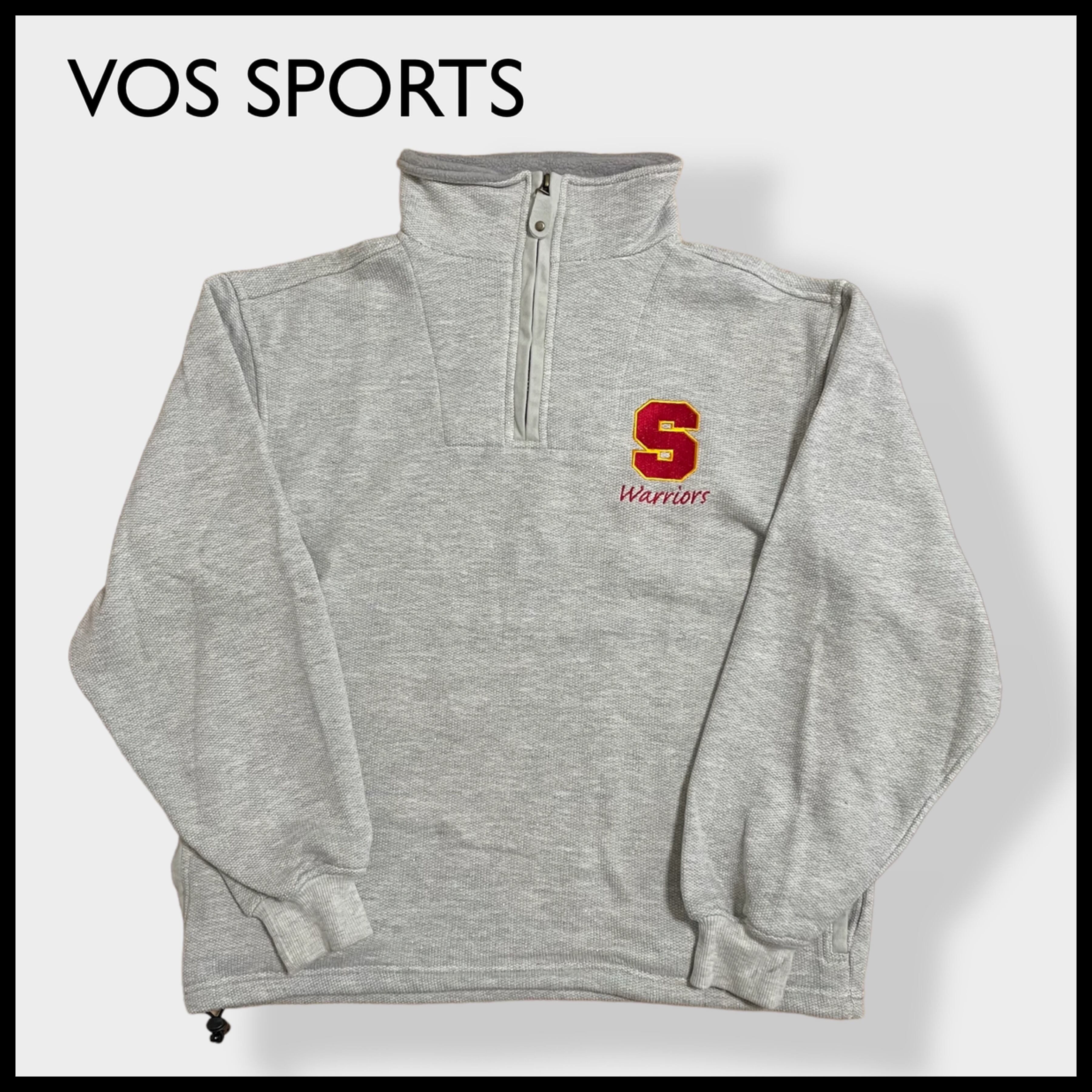 VOS SPORTS】WARRIORS ハーフジップ スウェット プルオーバー ワン