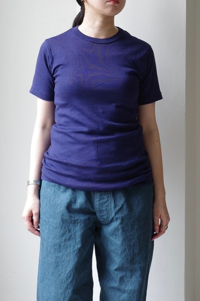 VINTAGE ヴィンテージ / 1980'S FRENCH NAVY  PETIT BATEAU TEE