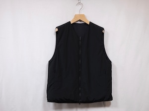 LAMOND”N/C SHIBO REVERSIBLE VEST BLACK×BLACK”