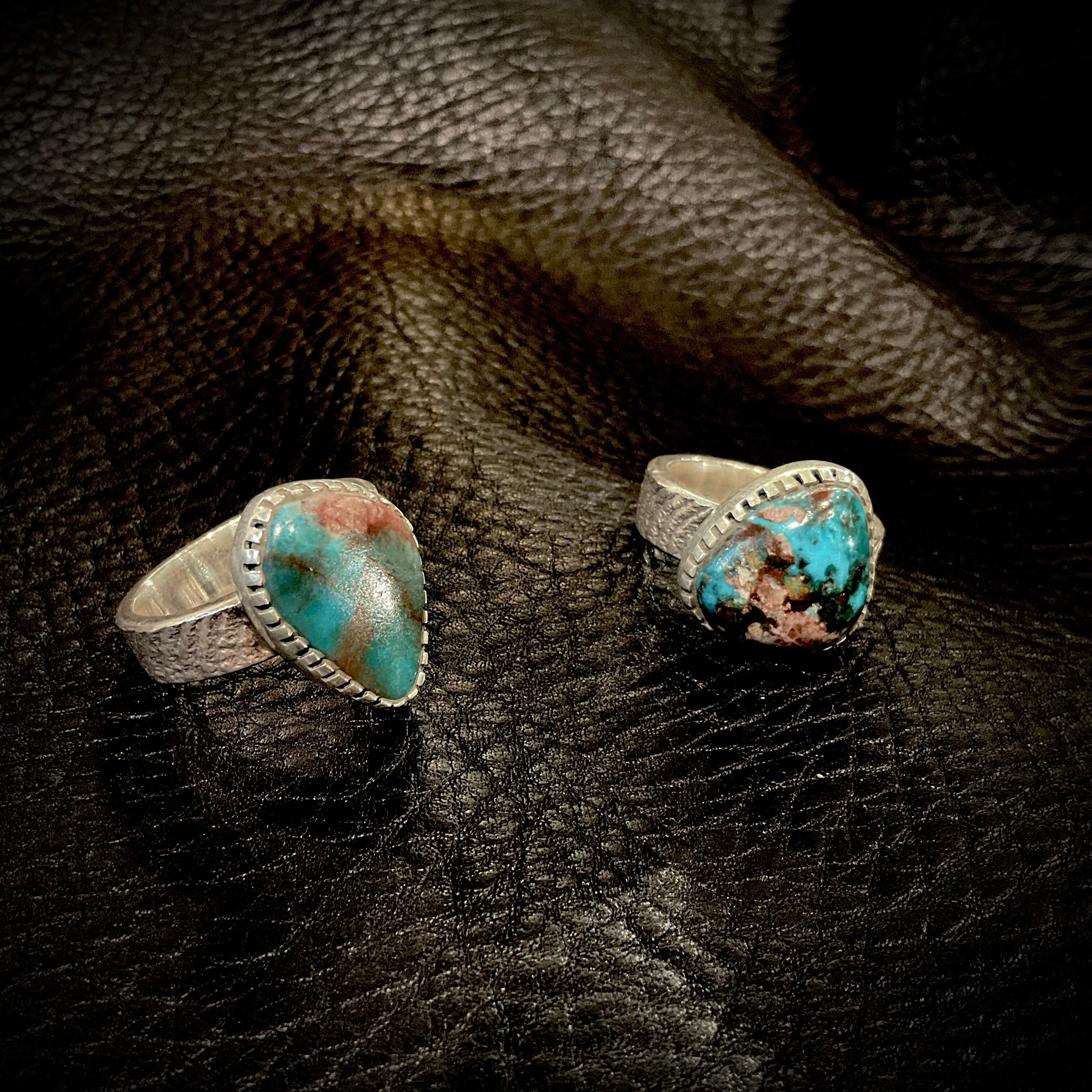 スモーキービズビー ターコイズリング ナバホ WHEEL WORKS ホイールワークス Smoky Bisbee Turquoise Ring