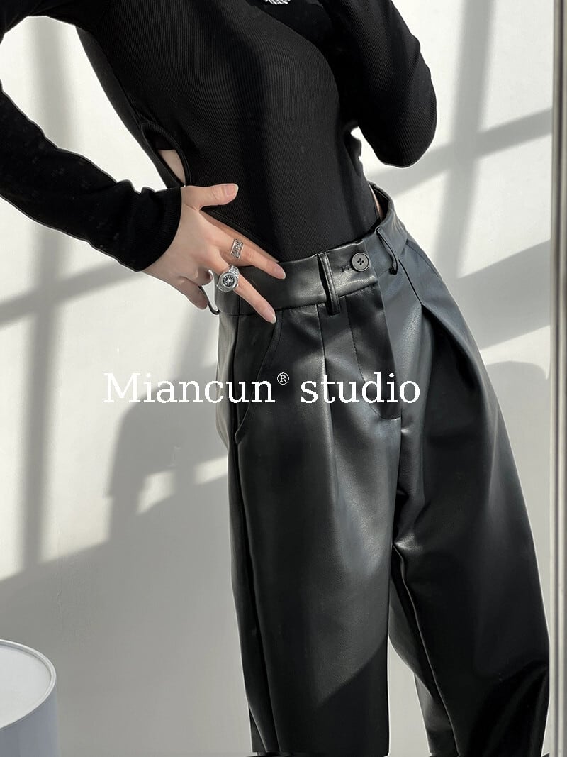 ワイド レッグ パンツ スーツ ハイエンド アメリカン 高級クール アメリカンクールでSYなミッドウエストストレートワイドスリム