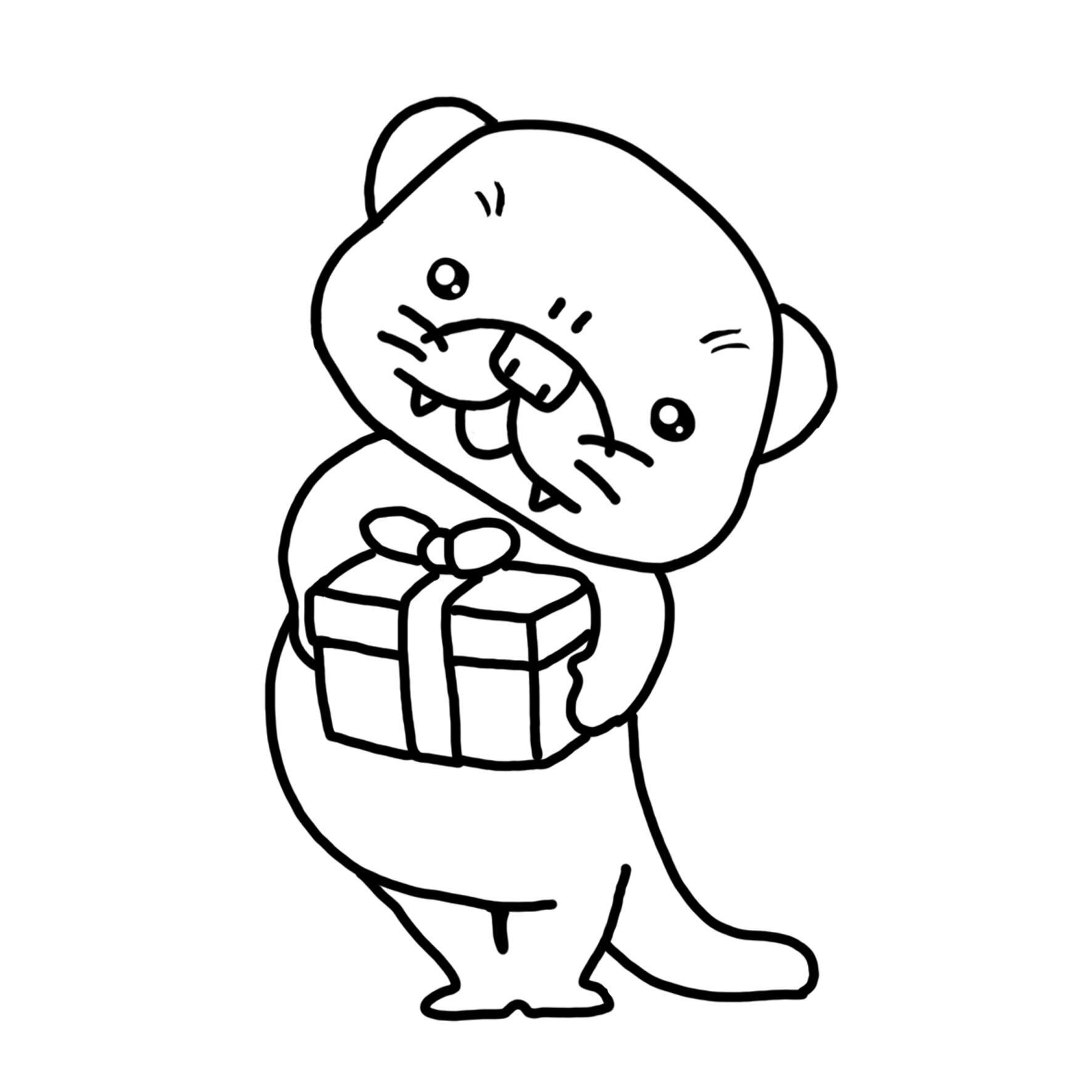 クッキー 抜き型 スタンプタイプ プレゼントfor You フェレット Cocoa