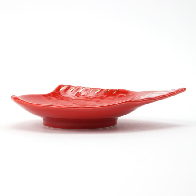 金赤 鯛型取皿 | 24to3［西富陶磁器オンラインストア 有田焼・波佐見焼］