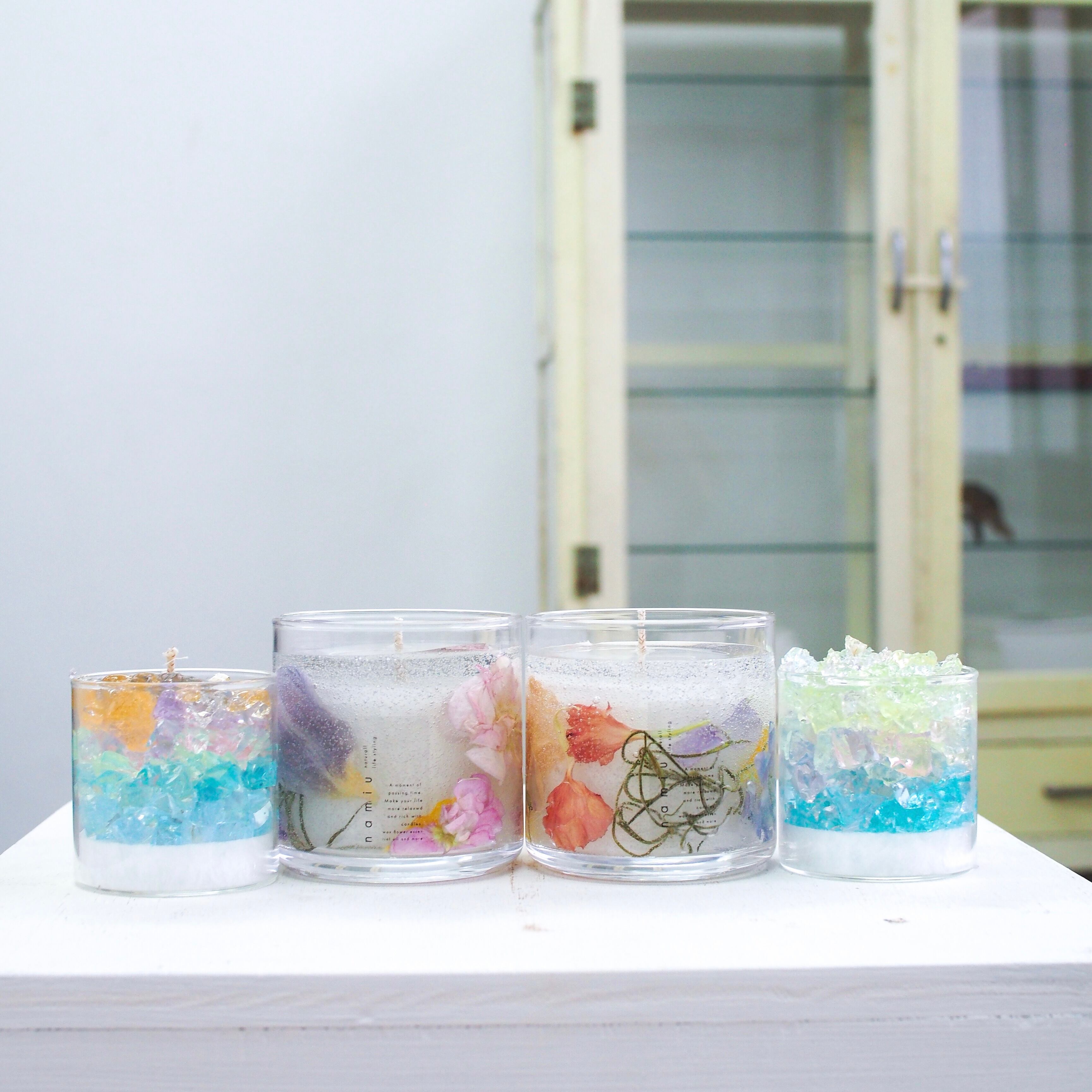 フラワーパームジェルキャンドル 1day workshop | namiu candle
