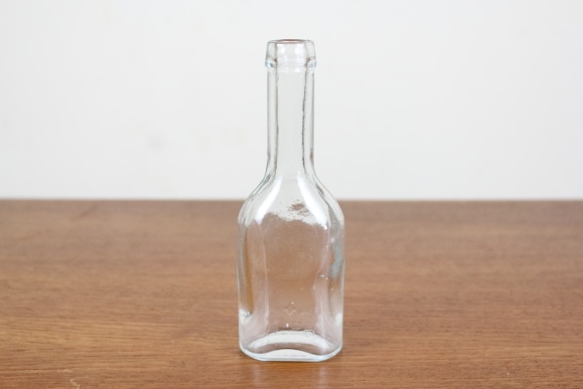 チェコスロバキア　ALPA　オイル　ボトル　アンティーク 　ガラス　薬瓶　一輪挿し　花瓶