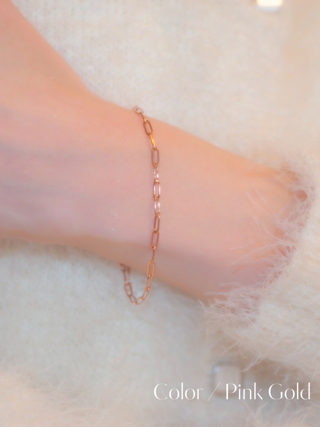 Oval chain bracelet